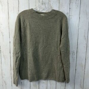 Yargici Outerwear 3 Women's Crewneck Sweater Gray Soft Warm Knit Size L